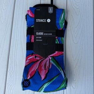 STANCE Floral Crew Socks (NWT)